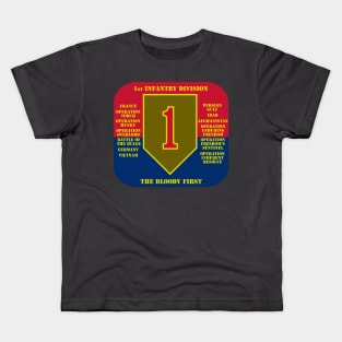 1st Infantry Division Kids T-Shirt